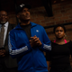 Chuck Cooper, Director Kenny Leon, and LaWanda Hopkins in rehearsal for Much Ado About Nothing.